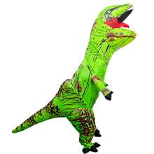Halloween Christmas Party Tyrannosaurus Rex Inflatable Costume, Unisex Inflatable Costume, Holiday Personalized Outfit Inflatable Costume, Blower Included, Battery Not Included - Hot Pink - View 11