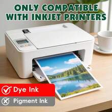 Glossy Inkjet Photo Paper, 100 Sheets Brochure Paper, 30lb/115gsm Photo Paper For Inkjet Printer With Dye Ink For Custom Chip Bag Party Favors - 100 Sheets - View 8