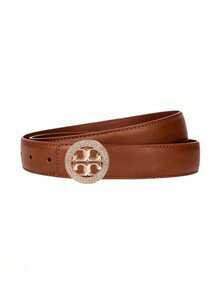 Women Circular Hollow‑Out Metal Buckle Waist Belt, Elegant Contrast Tone Buckle Design, Adjustable Solid Strap For Suit Trousers Daily Outfits - Multicolor - View 10