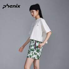 Phenix Urban Women's Sports Shorts, Bestselling Summer Loose Woven Casual Breathable Lightweight - Green - View 2