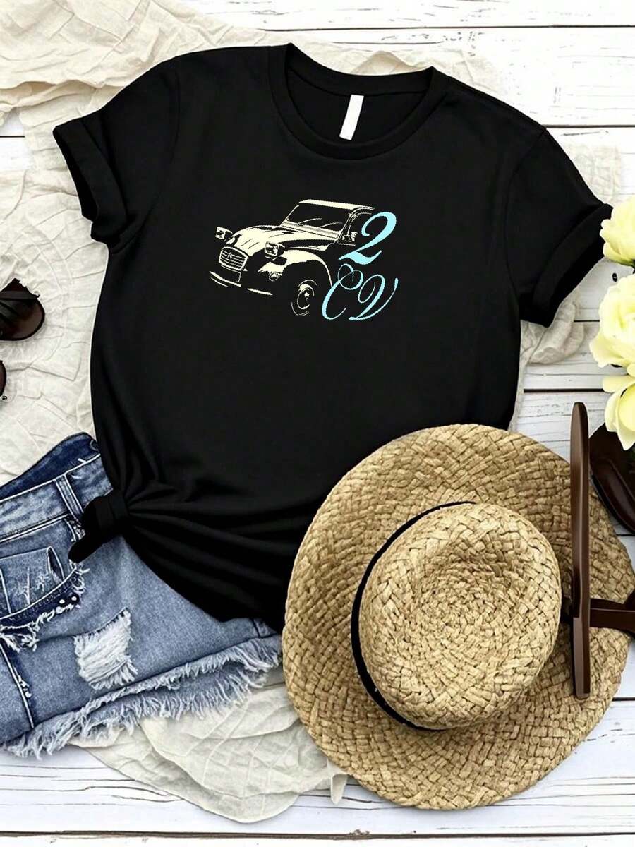 Women T-Shirts - 黑色 - 查看 1
