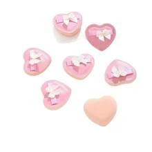 1/2pcs Heart Bow Cotton Candy Makeup Sponge, Dual-Use Dry & Wet Cushion BB Cream Foundation Applicator - Multicolor - View 5