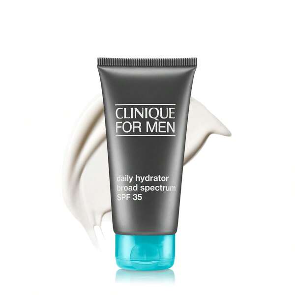Clinique For Men Daily Hydrator Broad Spectrum SPF 35 Face Moisturizer| Oil Free Face Lotion With SPF| Hydrating + Protecting| Skin Care For Men, 2.5 Fl Oz