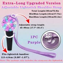 Tali Bahu Penyangga Light Stick Korean Pop, Tali Gantung Bahu Penyangga Light Stick Korean Pop, Tali Gantung Portabel untuk Aktivitas Selempang Korean Pop, Cocok untuk Permainan dan Aktivitas Pesta, Cocok untuk Pertemuan Penggemar Korean Pop, Permainan, Aktivitas, di Rumah, Pesta, Tahun Baru, Natal - Multiwarna - Versi diperpanjang yang ditingkatkan 185CM - View 13