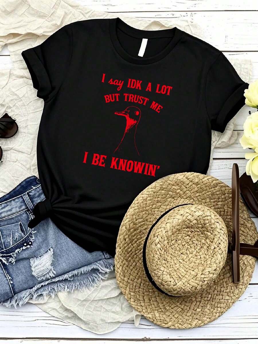 Women T-Shirts - 黑色 - 查看 1