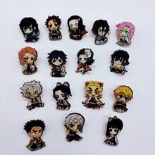 KIMETSU NO YAIBA 1 Set 9 Buah Lencana Mini Karakter yang Sangat Lucu. Terbuat dari Akrilik, ukurannya kecil dan ringan, sehingga cocok untuk digantung di tas sebagai hiasan. Tersedia berbagai gaya untuk dipilih. - MultiWarna - View 2