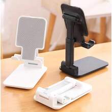 1pc Foldable Desktop Phone Stand, Adjustable Height,Portable Phone Holder, Essential For Women TravelAnd Kitchen, Compatible With All Phones - Multiple Styles - View 7