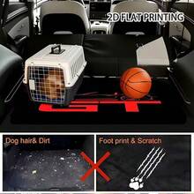 1pc Convertible Car Silhouette + "GT" Slogan Car Trunk Mat, Car Accessories, Suitable For Most Vehicles Like Sedans, Trucks And SUVs, Easy To Clean, Machine Washable, Personalized Car Trunk Mat, Car Trunk Cargo Liner - GT Sports Car - View 8