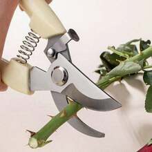 1pc Gardening Shears, Flower Scissors Set, Pruning Shears, Gardening Tools, Suitable For Shrubs, Roses And Fruit Trees, Can Be Used In Flower Shops, Yards And Orchards - Pruning Shears - View 5
