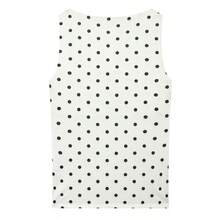 Tank Tops For Women Polka Dot Crop Top Vest Going Out Tops Off Shoulder Beach Outfits For Woman Sleeveless Corset Cami Top - White - View 6