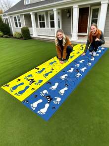 1pc Sensory Training Home Use Hand-Foot Coordination Exercise Game Mat, Outdoor Game Prop For Team Building And Party - Multicolor - View 2