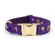 Halloween Print Dog Collar, Adjustable Soft Fabric Pet Collar, Suitable For Halloween, Back To School, Seasonal Wear, Daily Dog Walking And Holiday Gifts, Fits Small/Medium/Large Dogs - Multicolor - View 17