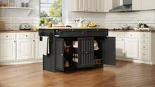 Mobile Storage Islands - Black - View 5