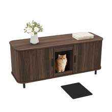 Furniture Brown 140 X 50 X 60 Cm - Walnut - 查看 6