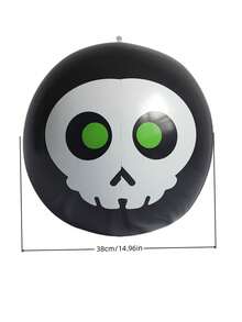 Halloween Inflatable Skull Eyeball Ball PVC Inflatable Ball Spooky Ghost Party Decoration Supplies - Multicolor - View 8