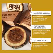 Wood Burning Paste DIY Pyrography Burning Paste For Wood, Leather, Canvas, Paper, Easy To Use, No Complex Skills Required, Family Interaction, Gift For Family And Friends On Holidays, Christmas, Halloween, Premium Gift, New And Old Models Randomly Sent - A - View 8