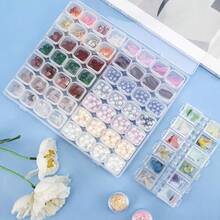Dustproof Mini Grid Case For Earrings Nail Charms Tiny Hardware Parts Storage - A - View 7