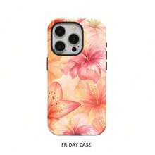 Phone Case - Phone Case Vintage Romantic Floral Phone Case For Iphone 17 17Pro 16Promax 15Pro 13 11 12 X XS 8Plus 7 Glossy 2In1 Design - 白色 - 查看 1
