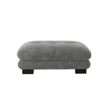Paris Ottoman Yellow - Vintage Chenille Style - 灰色 - 查看 5