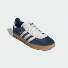 Adidas GAZELLE INDOOR "T-Toe" Classic Sports Skate Shoes Training Shoes IH9650 - Navy Blue - View 8
