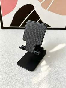 New Foldable Desktop Phone Stand 360° Rotating Slouchy Phone Base Adjustable Height And Angle Portable Tablet Holder Stable Desktop Phone And Tablet Stand Suitable For Office Bedroom Travel - Black - View 6