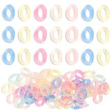 50pcs Acrylic Candy Color Chain Buckles, Transparent Jelly Color Connector Clips, DIY Glasses Chain Bag Chain Jewelry Accessories Chain Buckles, Jewelry Making Chain Accessories - Chain Buckle - View 8