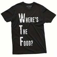 Funny  Where Is The Food T-Shirt S Wos Humor Saying Hungry Teeshirt - 款式 - 查看 1