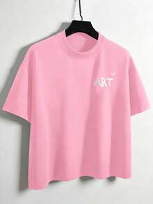 Women T-Shirts - 玫瑰紅 - 查看 3