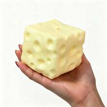 1pc Squeezable Cheese Blocks - Malleable Slow Rebound Handmade Squishy Balls, Stress Relief Toys | Adult Finger Sensory Toys-Squishy-Squishys-Squishies-Squishy Toys-Crunchy Squishy - Multicolor - View 9