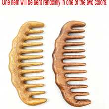 1pc Sandalwood Massage Comb Wooden Comb Multi-Functional Comb Neck Massage Head Massage Suitable For Hair Care Applicable To All Hair Types Daily Hair Care Essential Daily Hair Care Back To School Travel Hair Comb - Multi-color - View 11