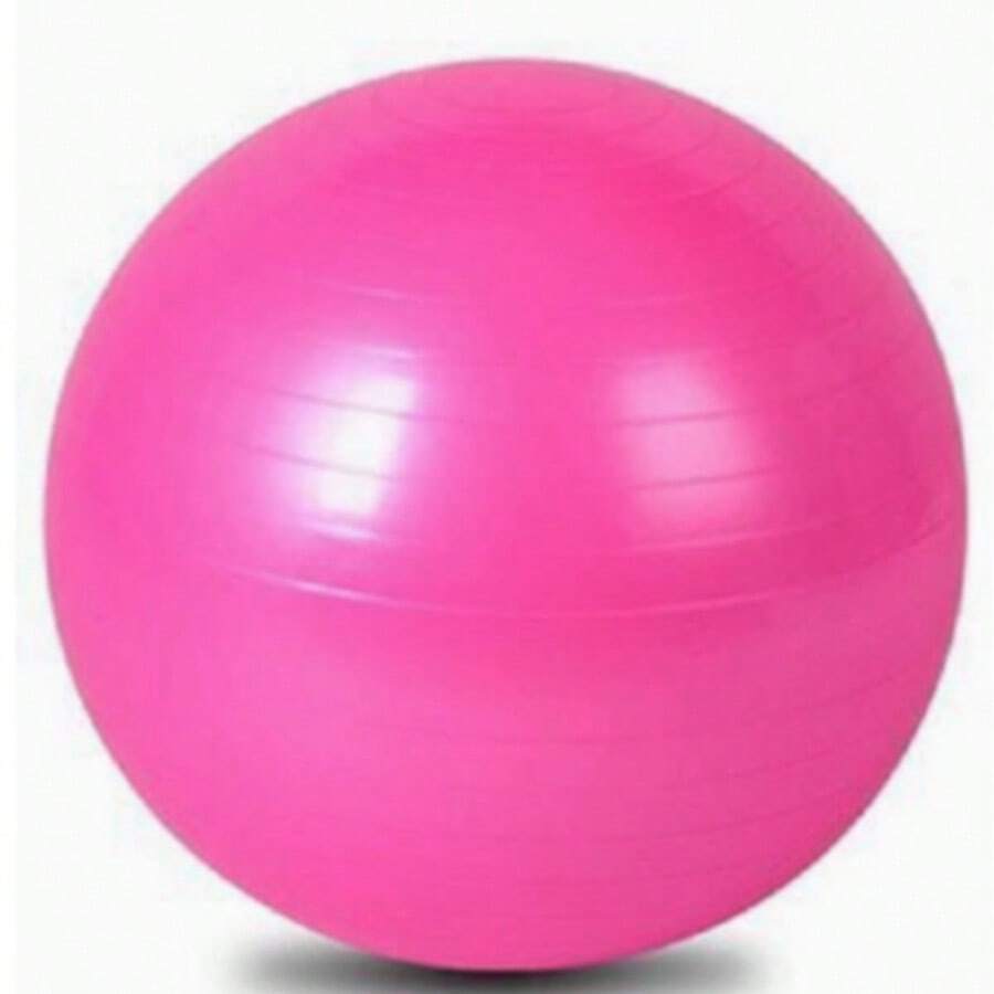 1pc Adult Fitness Ball, Home Yoga Exercise Ball, Pilates Balance Ball, For Balance Training, Core Strengthening And Posture Improvement - Multicolor - View 1