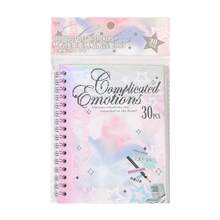 1pc 30 Sheets Korean Ins Style Sticker Book, Scrapbook Decoration Material For Guka Collage, Suitable For Luggage, Laptop, Phone, Guitar, Notebook - Dream Island Sequel - View 6