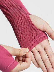 Nike Genuine Pro Dri-FIT Women's Training Tight Long Sleeve Top - HV3737-634 - View 5