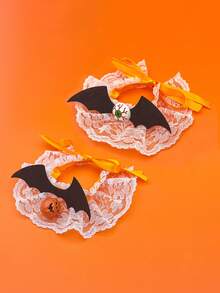 Aksesori Kostum Halloween untuk Kucing dan Anjing: Dasi Kupu-kupu, Sayap Kelelawar, Mata Setan, Kerah Renda, Kerah Lonceng yang Dapat Diatur. - MultiWarna - View 6
