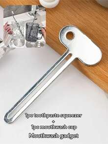 1pc Metal Manual Toothpaste Squeezer - Compression Style Household Toothpaste Squeezer, Space-Saving Kitchen Supplies, Toothpaste Compressor Suitable For Home Use, Daily Life Essential, Applicable To Cosmetics, Creams And Ointments, Toothpaste And Cat Food, Also Can Be Used For Art Studio Paint Squeezing, Reduce Waste, No Electricity Needed, Toothpaste Squeezer, Cat Food Squeezer, Animal-Shaped Plastic Toothpaste Squeezer Suitable For Children, Great Choice For Children's Day Gift (Random Color And Style) - A - View 12