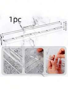 1pc Transparent Acrylic Wall-Mounted Eyewear Rack, Large Capacity Detachable Glasses Storage Organizer, Dust-Proof Space-Saving Display Stand, Suitable For Fashion Glasses And Prescription Eyewear, Bedroom, Vanity, Eyewear Store, Unisex - Multicolor - View 5
