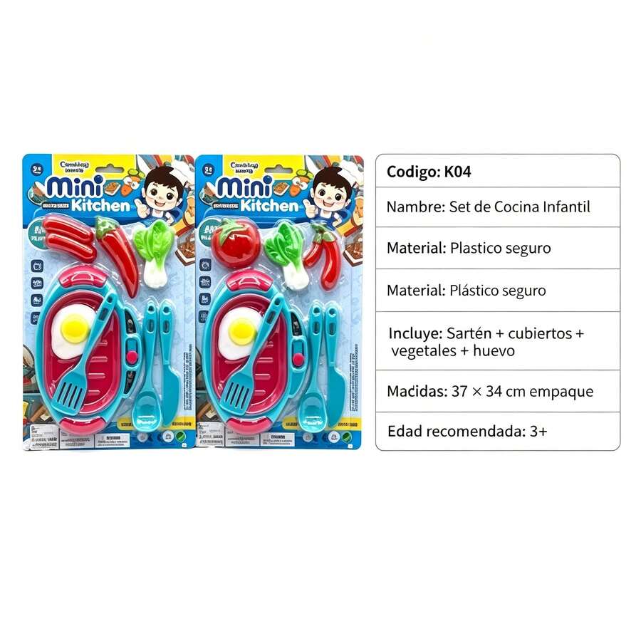 Kids Kitchen Playsets - Blue and White - View 1
