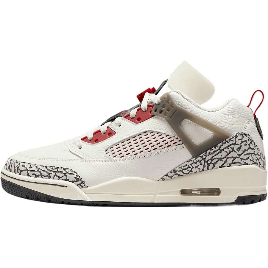 Nike Jordan Spizike Low Leather Unisex Shoes Variant 1 - Sail/Varsity Red/Anthracite-mu - View 1