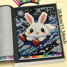 32 Themes Kids DIY Art Painting Coloring Book, Grid Pattern Educational Activity Book, Creative Art Gift For Boys & Girls - Multicolor - View 3