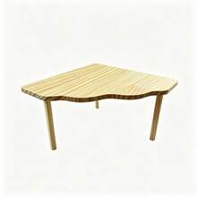 1pc Corner-Shaped Solid Wood Hamster 2-Tier Platform Table, Small Pet Cage Bird Nest Decor, Easy To Install, Climbing Interactive 3D Toy, All-Season, Suitable For Multiple Scenarios - View 6