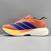 Adidas Adizero Drive RC Low Top Road Running Shoes Lightstrike Midsole Shock Absorbing Support Polyester PU Blend Engineering Mesh Breathable Racing Sneakers Orange Blue For Long Distance Training - Orange and Blue - View 3