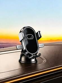Soporte de teléfono para el salpicadero con rotación de 360°, con base de ventosa, mecanismo de bloqueo automático, a prueba de golpes, soporte universal para navegación en automóvil - Versión mejorada - Ver 15