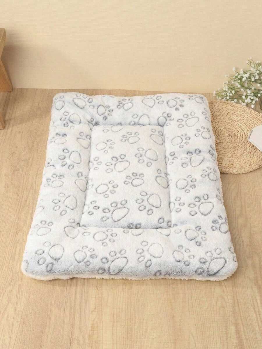 Polyester Fiber Cute Style Breathable Washable Thickened Pet Bed Mat, Suitable For Small And Medium Cats And Dogs For Year-Round Use (Suitable For Teddy/Teddy Bear And Other Active Dogs, Not Suitable For Large Dogs)