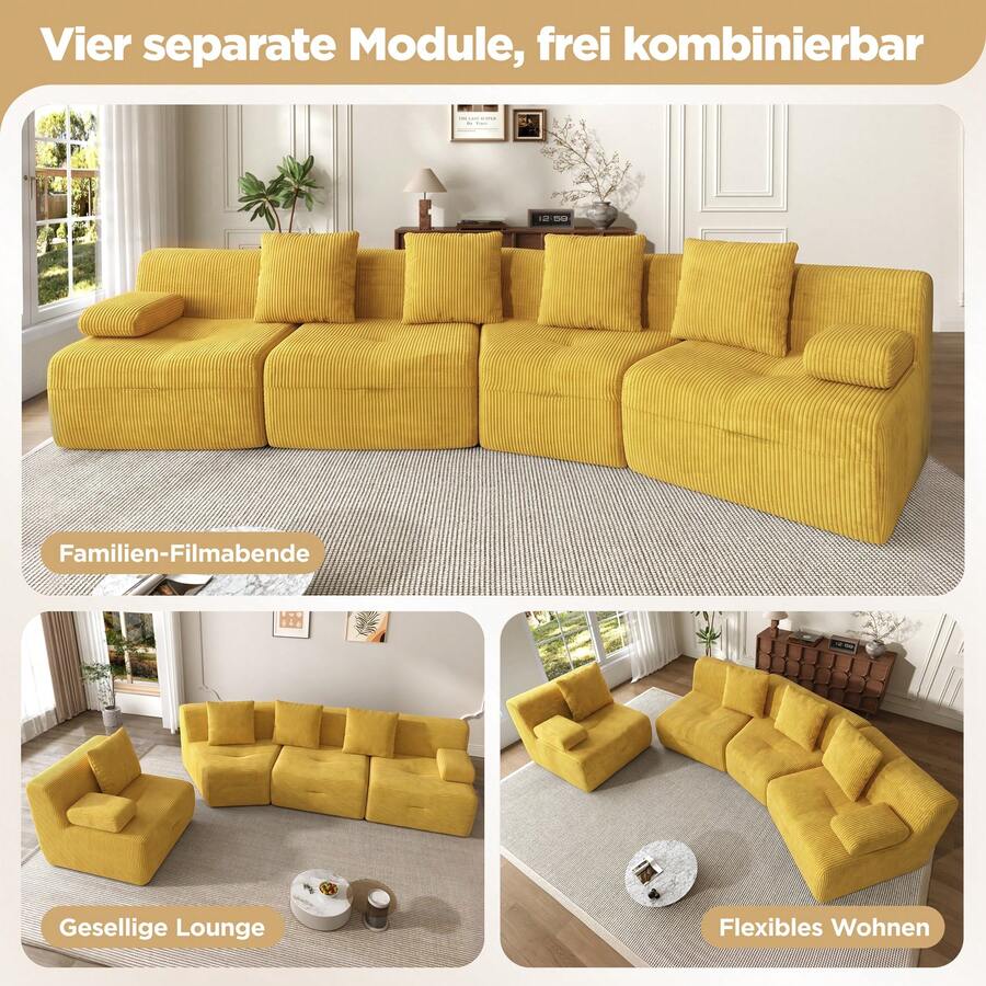 Sofas & Couches - 黃色 - 查看 1