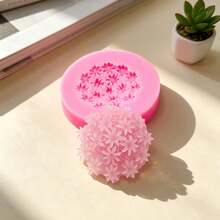 3pcs 3D Flower Shape Silicone Molds, DIY Decorative Accessories, Suitable For Handmade Arts And Crafts, Easy Release, Reusable, Non-Food Contact - Multicolor - View 5