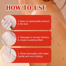 Body Exfoliating Lotion,Hypochlorous Acid Body Peel Shot,Gentle Exfoliating Gel,Moisturizing & Lock Moisture,Smooths Bumpy Skin,Brighten Skin Tone,Cleans Without Drying,Lightweight Non‑Sticky,For Elbows,Knees,Neck,Back & Face - 1 Item - View 6