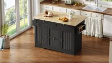 Mobile Storage Islands - Black - View 4