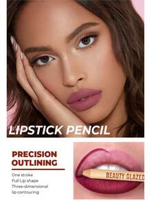 beauty glazed 12 PCS Lip Liner Pencil Set - Waterproof, Highly-Pigmented Pencil For Shaping & Sculpting Lips, Longwear, Smudge-Proof Lip Liner Set For Precise Definition And All-Day Lip Contour - 1 Set - View 2