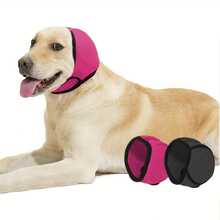 New Dog Calming Hood Anti-Shock Anti-Thunder Waterproof Hook And Loop Summer Swimming Waterproof Earmuffs - Multicolor - View 2