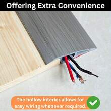 1pc 1m/39.37in Self-Adhesive PVC Floor Trim Strip, Carpet Edge Strip And Floor Reducer Strip, Suitable For Laminate, Carpet, Tile And Vinyl Flooring - A - View 6